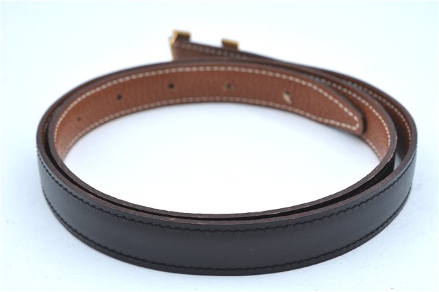 Authentic HERMES Constance Leather Belt Size 75cm 29.5-33.5