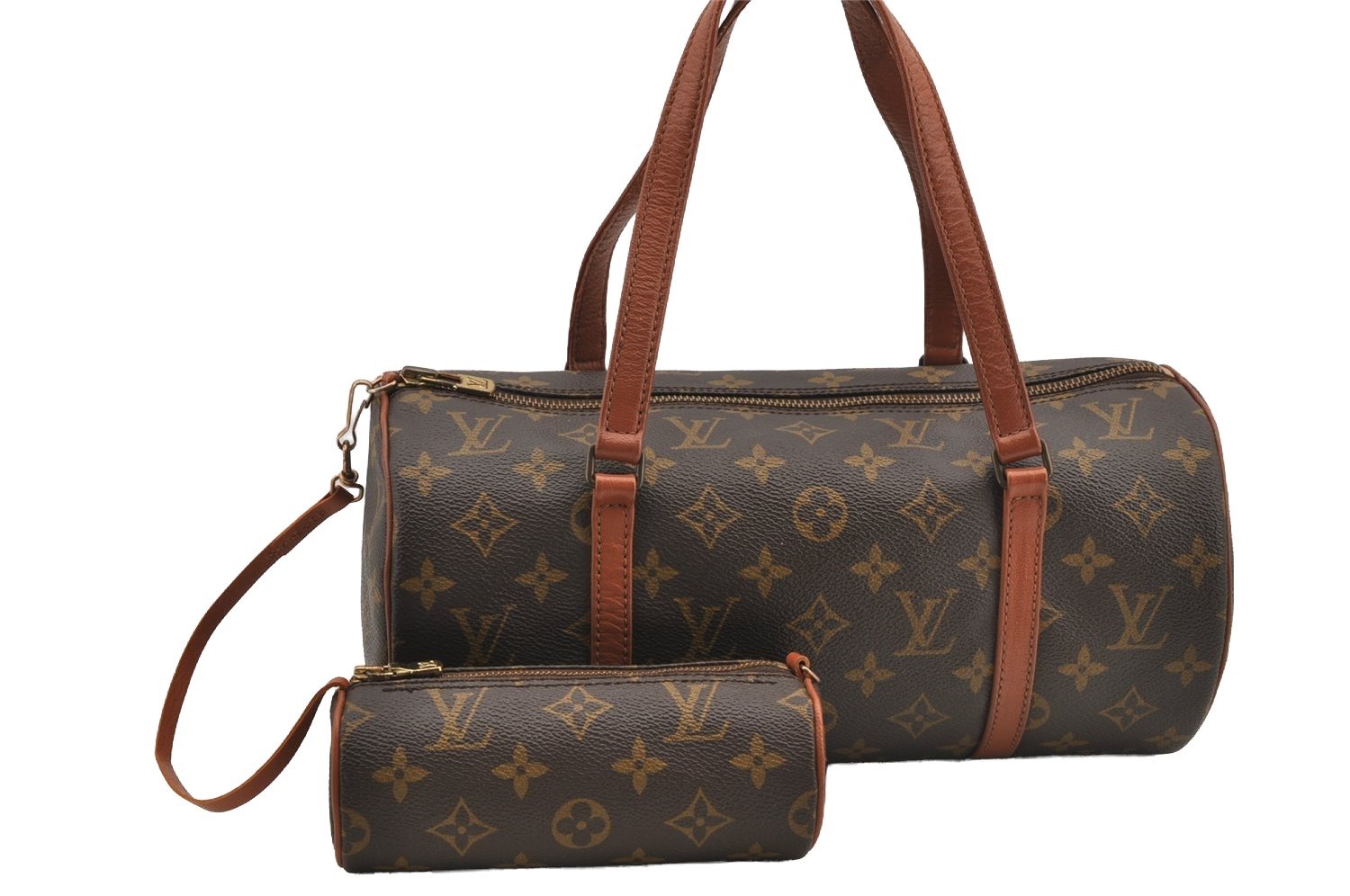 Authentic Louis Vuitton Monogram Papillon 30 Hand Bag Old Model LV 6061I