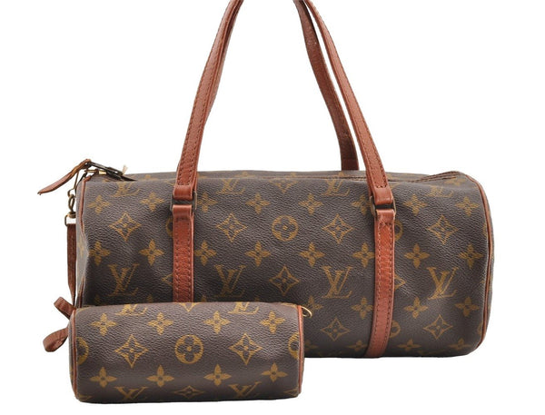 Authentic Louis Vuitton Monogram Papillon 30 Hand Bag Old Model LV 6062I