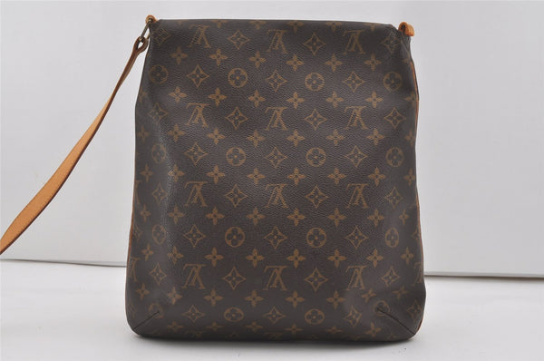 Authentic Louis Vuitton Monogram Musette Shoulder Cross Bag M51256 LV Junk 6064I