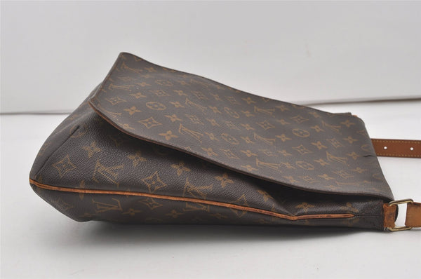 Authentic Louis Vuitton Monogram Musette Shoulder Cross Bag M51256 LV Junk 6064I