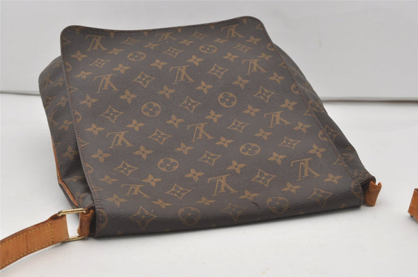 Authentic Louis Vuitton Monogram Musette Shoulder Cross Bag M51256 LV Junk 6064I