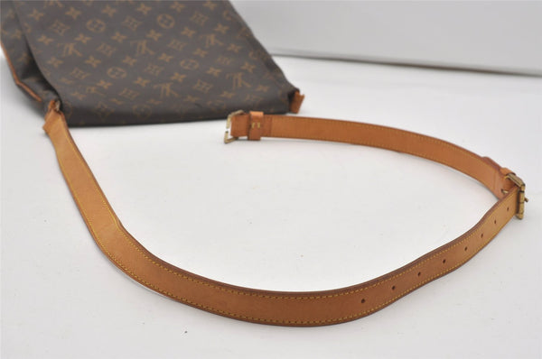 Authentic Louis Vuitton Monogram Musette Shoulder Cross Bag M51256 LV Junk 6064I