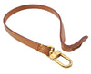 Auth Louis Vuitton Leather Strap For Pochette Accessoires Beige 13.8" LV 6065D