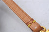 Auth Louis Vuitton Leather Strap For Pochette Accessoires Beige 13.8" LV 6065D