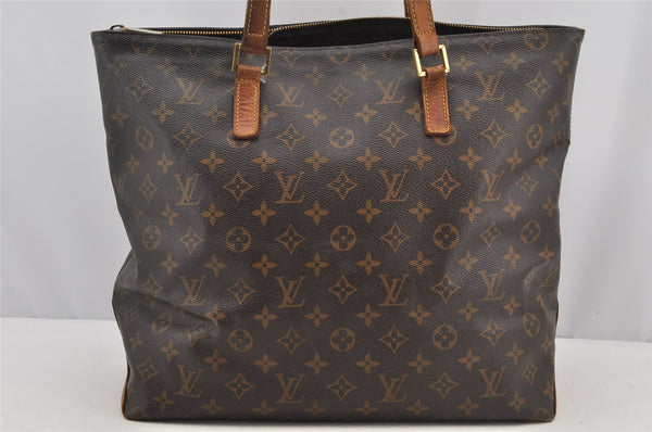 Authentic Louis Vuitton Monogram Cabas Mezzo Shoulder Tote Bag M51151 Junk 6065I