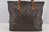 Authentic Louis Vuitton Monogram Cabas Mezzo Shoulder Tote Bag M51151 Junk 6065I