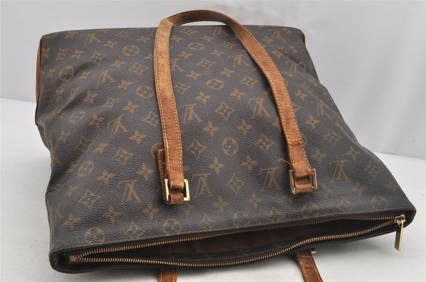 Authentic Louis Vuitton Monogram Cabas Mezzo Shoulder Tote Bag M51151 Junk 6065I