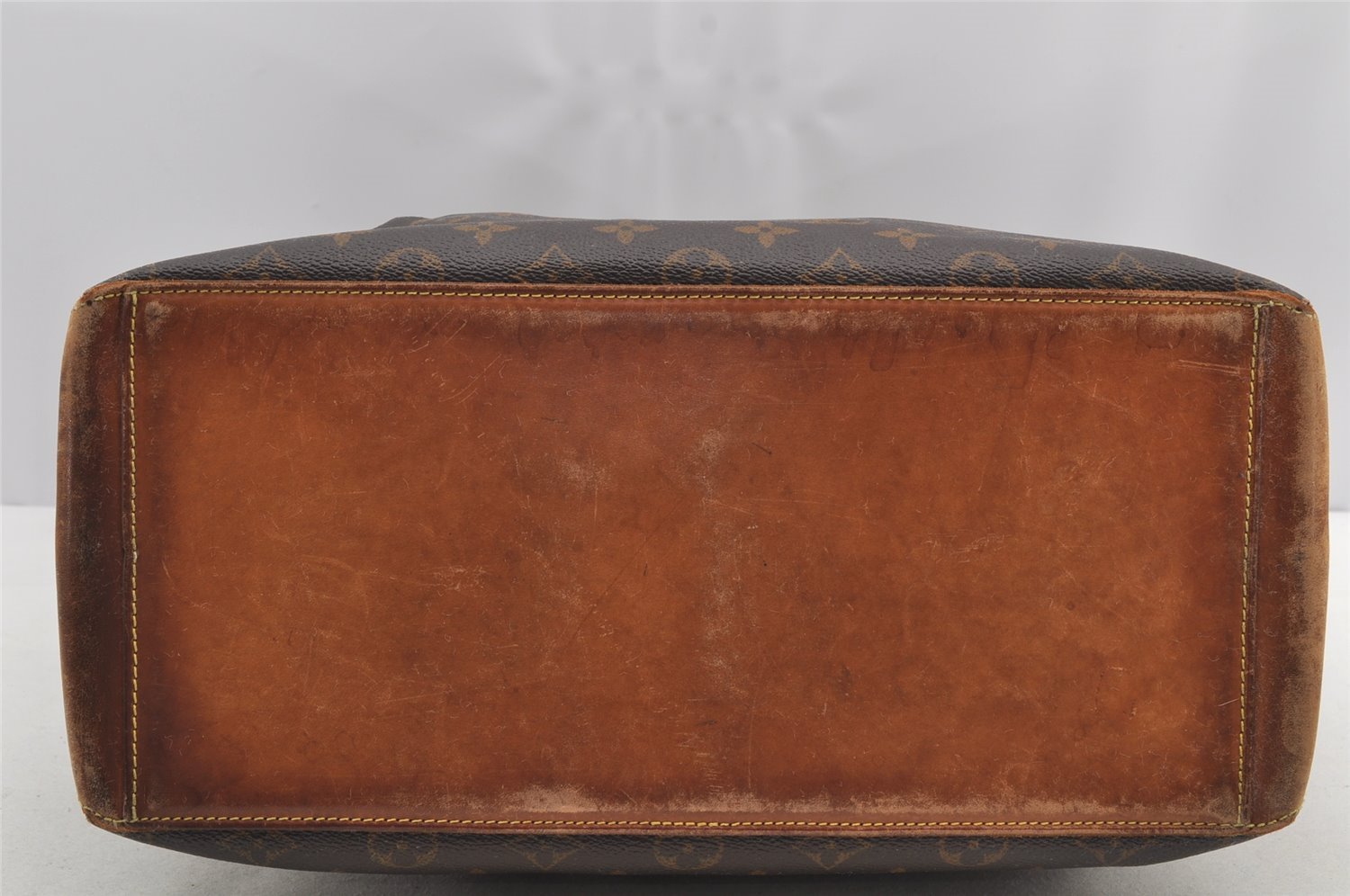 Authentic Louis Vuitton Monogram Cabas Mezzo Shoulder Tote Bag M51151 Junk 6065I