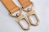 Authentic Louis Vuitton Leather Shoulder Strap Beige 35.4-42.5" LV 6067D