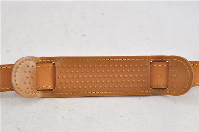 Authentic Louis Vuitton Leather Shoulder Strap Beige 35.4-42.5