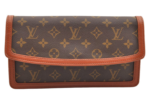 Authentic Louis Vuitton Monogram Pochette Dame PM M51812 Clutch Hand Bag 6067I