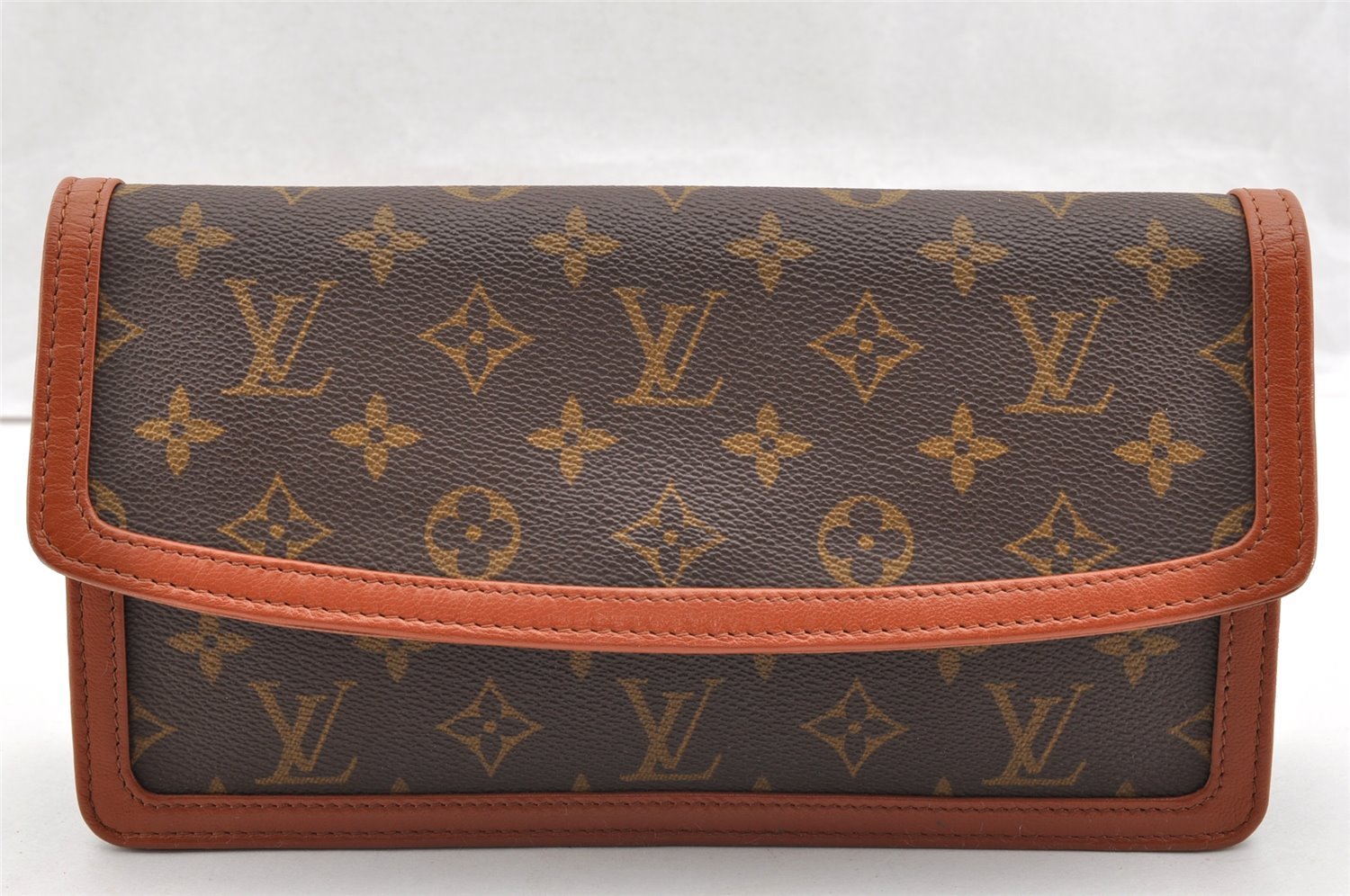Authentic Louis Vuitton Monogram Pochette Dame PM M51812 Clutch Hand Bag 6067I
