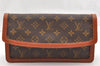 Authentic Louis Vuitton Monogram Pochette Dame PM M51812 Clutch Hand Bag 6067I