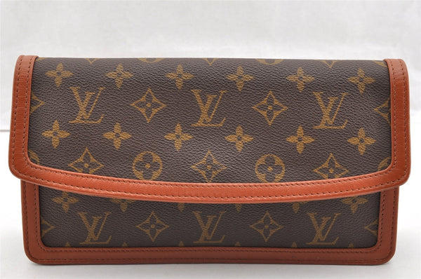 Authentic Louis Vuitton Monogram Pochette Dame PM M51812 Clutch Hand Bag 6067I