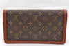 Authentic Louis Vuitton Monogram Pochette Dame PM M51812 Clutch Hand Bag 6067I