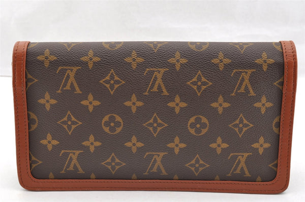 Authentic Louis Vuitton Monogram Pochette Dame PM M51812 Clutch Hand Bag 6067I