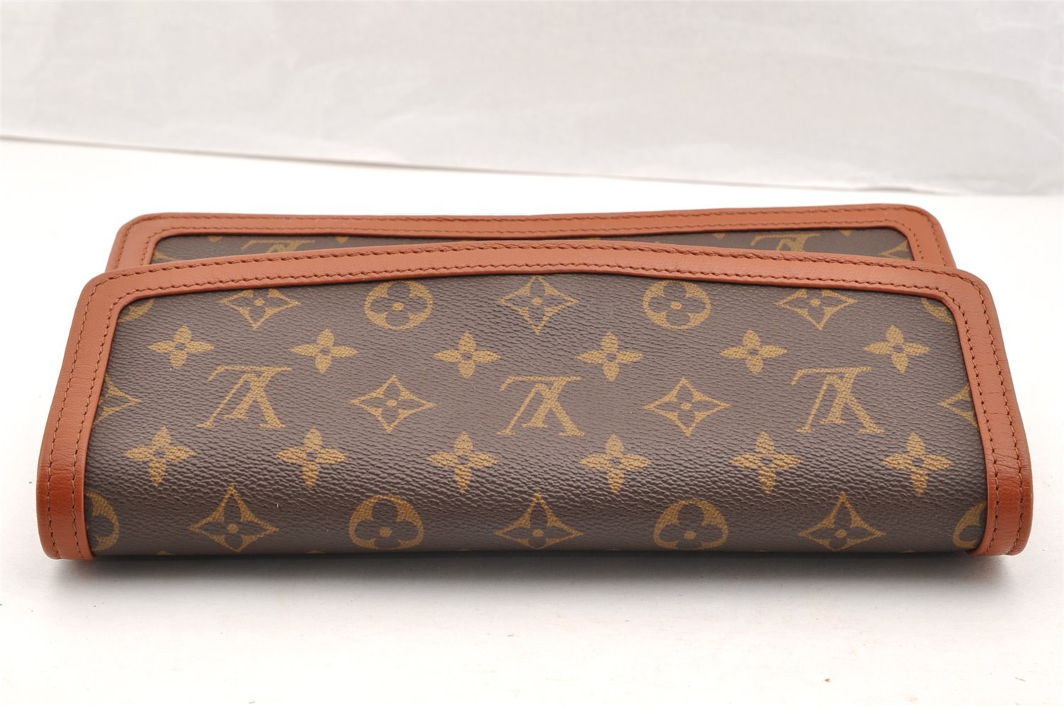 Authentic Louis Vuitton Monogram Pochette Dame PM M51812 Clutch Hand Bag 6067I