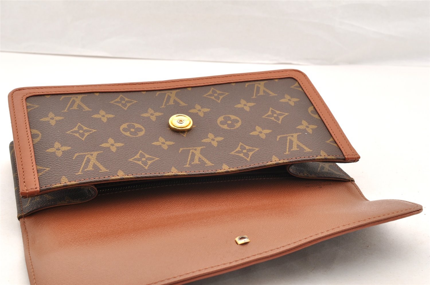 Authentic Louis Vuitton Monogram Pochette Dame PM M51812 Clutch Hand Bag 6067I
