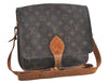 Auth Louis Vuitton Monogram Cartouchiere GM Shoulder Cross Bag M51252 LV 6068B
