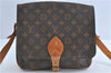 Auth Louis Vuitton Monogram Cartouchiere GM Shoulder Cross Bag M51252 LV 6068B