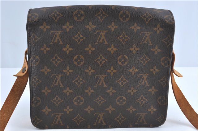 Auth Louis Vuitton Monogram Cartouchiere GM Shoulder Cross Bag M51252 LV 6068B