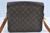 Auth Louis Vuitton Monogram Cartouchiere GM Shoulder Cross Bag M51252 LV 6068B