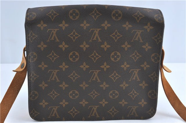 Auth Louis Vuitton Monogram Cartouchiere GM Shoulder Cross Bag M51252 LV 6068B
