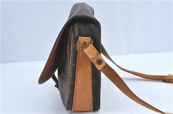Auth Louis Vuitton Monogram Cartouchiere GM Shoulder Cross Bag M51252 LV 6068B