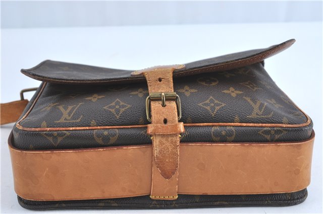 Auth Louis Vuitton Monogram Cartouchiere GM Shoulder Cross Bag M51252 LV 6068B