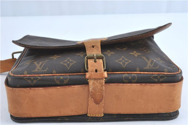 Auth Louis Vuitton Monogram Cartouchiere GM Shoulder Cross Bag M51252 LV 6068B