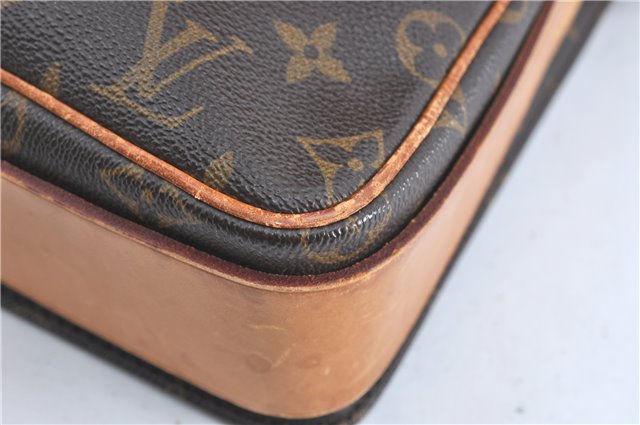 Auth Louis Vuitton Monogram Cartouchiere GM Shoulder Cross Bag M51252 LV 6068B