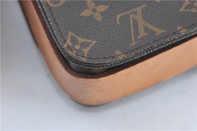 Auth Louis Vuitton Monogram Cartouchiere GM Shoulder Cross Bag M51252 LV 6068B