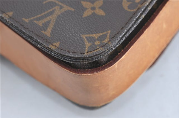 Auth Louis Vuitton Monogram Cartouchiere GM Shoulder Cross Bag M51252 LV 6068B