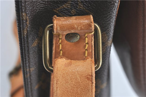 Auth Louis Vuitton Monogram Cartouchiere GM Shoulder Cross Bag M51252 LV 6068B