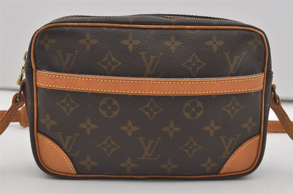 Authentic Louis Vuitton Monogram Trocadero 23 Shoulder Cross Bag M51276 LV 6068I