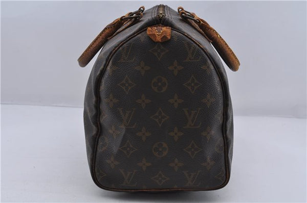 Authentic LOUIS VUITTON Monogram Speedy 30 Hand Bag M41526 LV 6069C