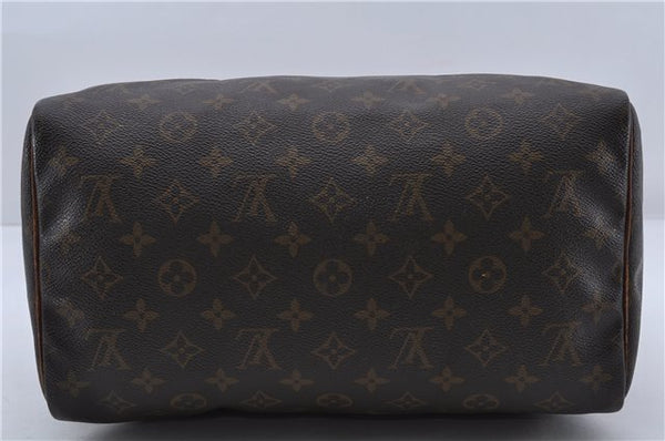 Authentic LOUIS VUITTON Monogram Speedy 30 Hand Bag M41526 LV 6069C