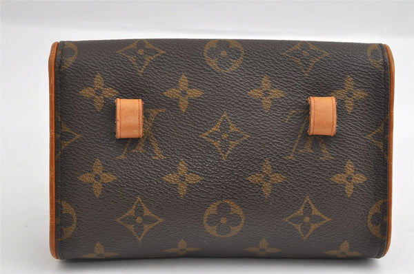 Auth Louis Vuitton Monogram Pochette Florentine Pouch Waist Bag M51855 LV 6069I