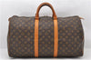 Authentic LOUIS VUITTON Monogram Keepall 50 Boston Bag M41426 LV 6071C