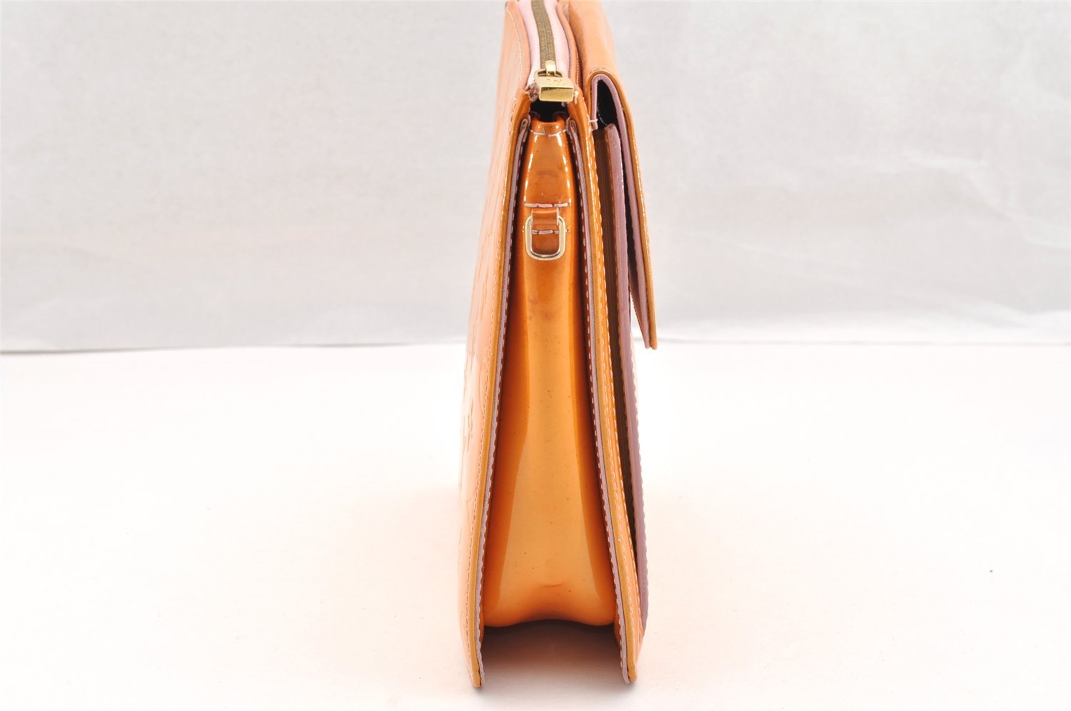 Auth Louis Vuitton Monogram Vernis Mott Shoulder Bag Yellow M91034 LV Junk 6072I