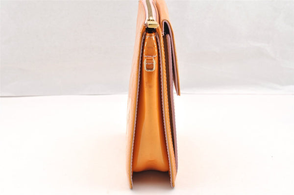 Auth Louis Vuitton Monogram Vernis Mott Shoulder Bag Yellow M91034 LV Junk 6072I