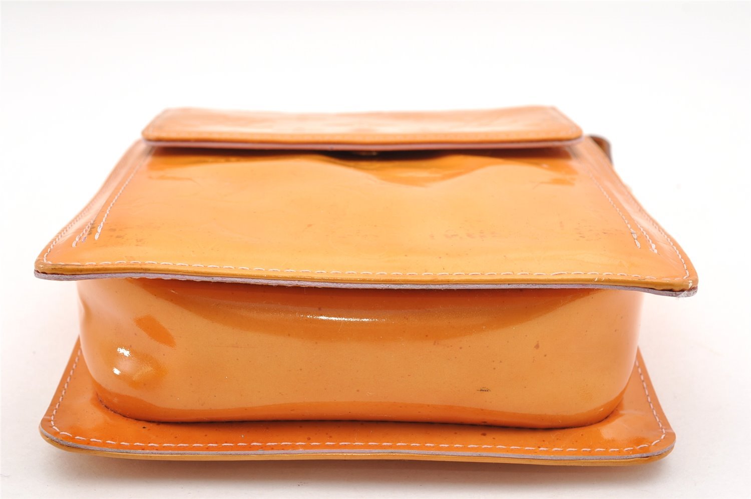 Auth Louis Vuitton Monogram Vernis Mott Shoulder Bag Yellow M91034 LV Junk 6072I