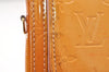 Auth Louis Vuitton Monogram Vernis Mott Shoulder Bag Yellow M91034 LV Junk 6072I