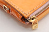 Auth Louis Vuitton Monogram Vernis Mott Shoulder Bag Yellow M91034 LV Junk 6072I