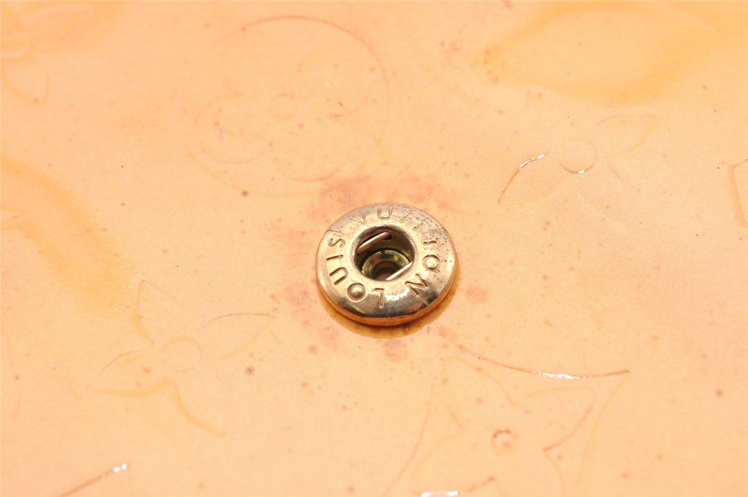 Auth Louis Vuitton Monogram Vernis Mott Shoulder Bag Yellow M91034 LV Junk 6072I