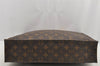 Authentic Louis Vuitton Monogram Sac Plat Hand Tote Bag M51140 LV Junk 6074I