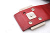 Authentic FENDI Mamma Baguette Shoulder Hand Bag Purse Suede Leather Red 6075C