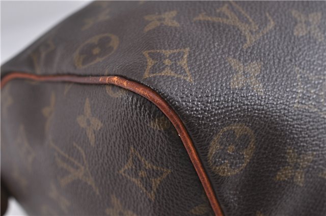 Authentic LOUIS VUITTON Monogram Speedy 25 Hand Bag Purse M41528 LV 6076C