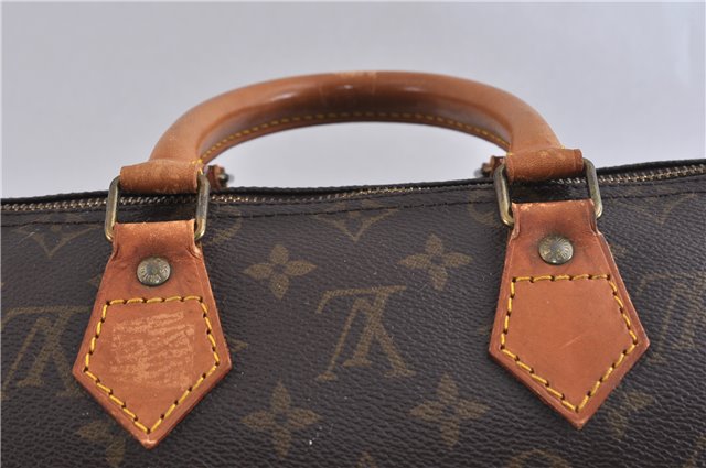 Authentic LOUIS VUITTON Monogram Speedy 25 Hand Bag Purse M41528 LV 6076C